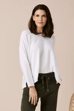 Best Sale Carolina Jayda V-Neck Jumper White