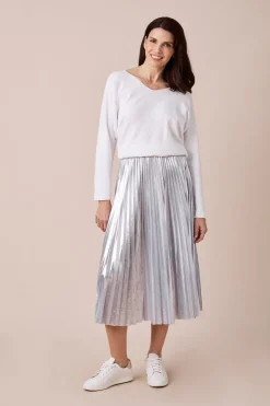Best Sale Carolina Jayda V-Neck Jumper White