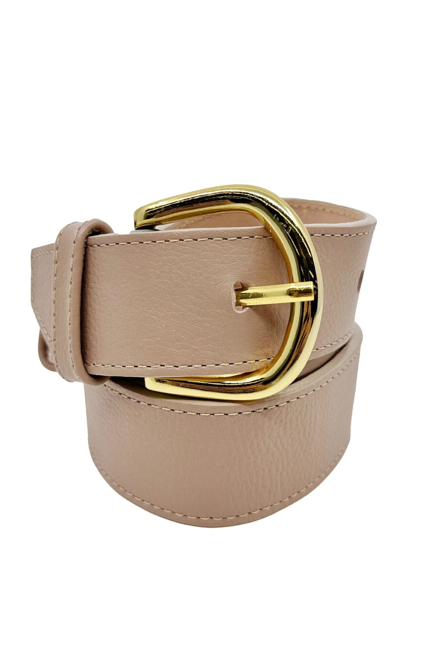 Online Carolina Jeans Belt Nude Soft Leather