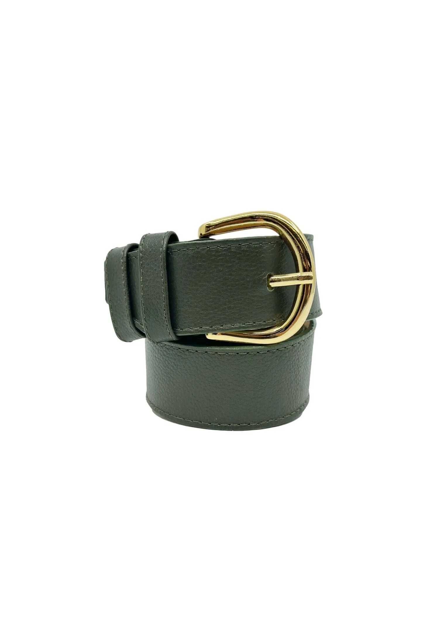 Online Carolina Jeans Belt Olive Soft Leather