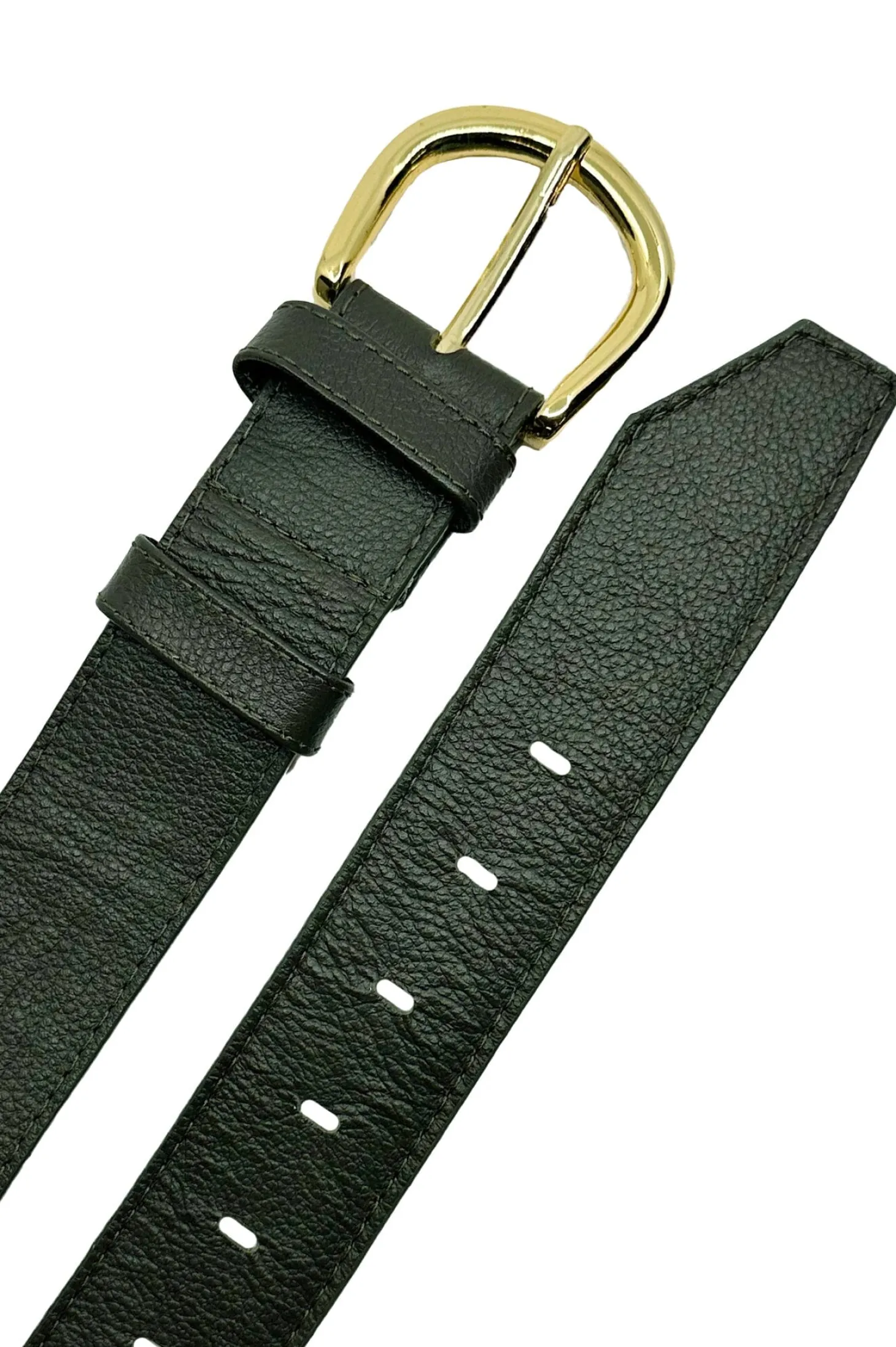 Online Carolina Jeans Belt Olive Soft Leather