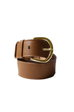 Cheap Carolina Jeans Belt Tan Soft Leather