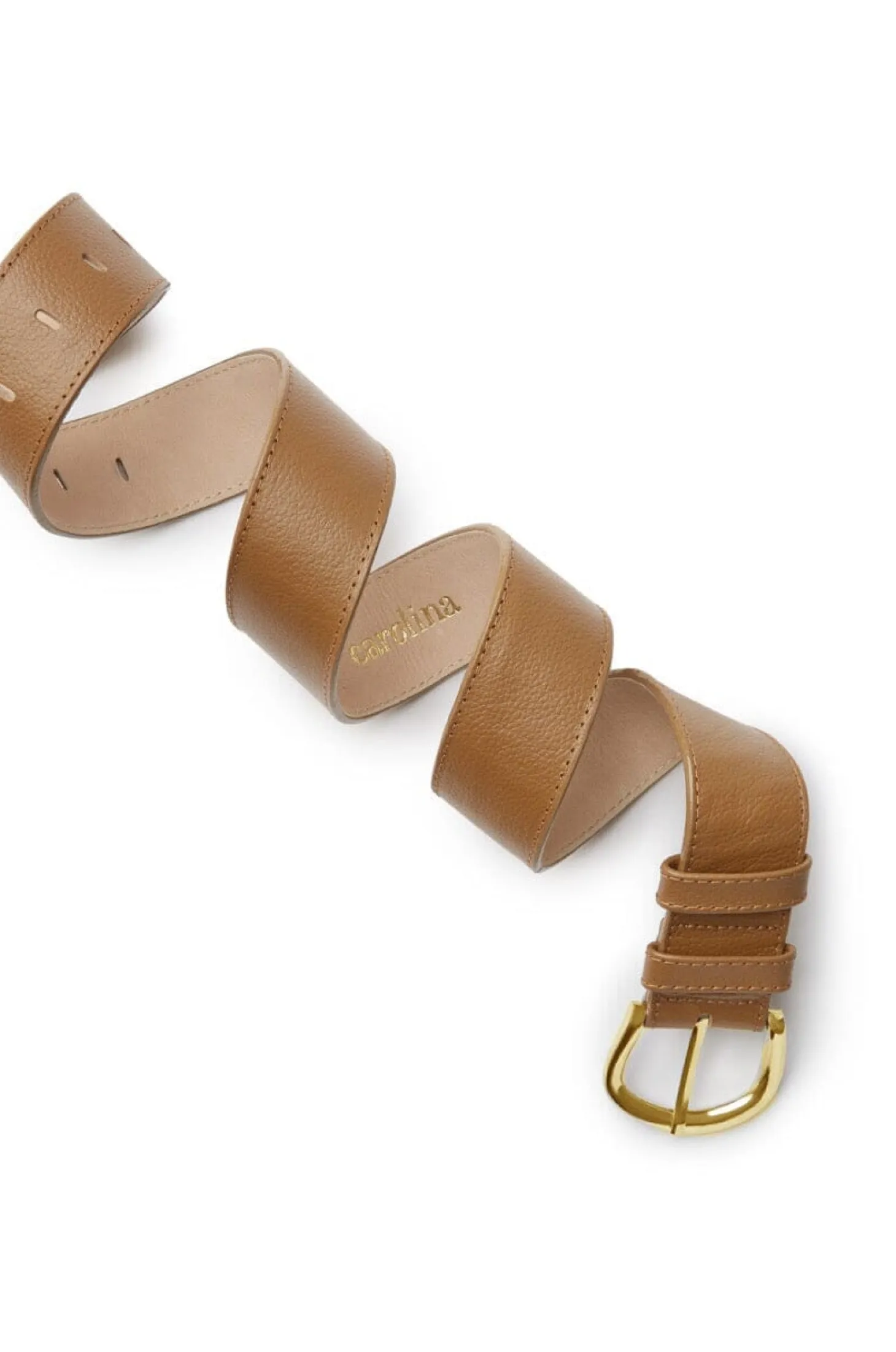 Cheap Carolina Jeans Belt Tan Soft Leather