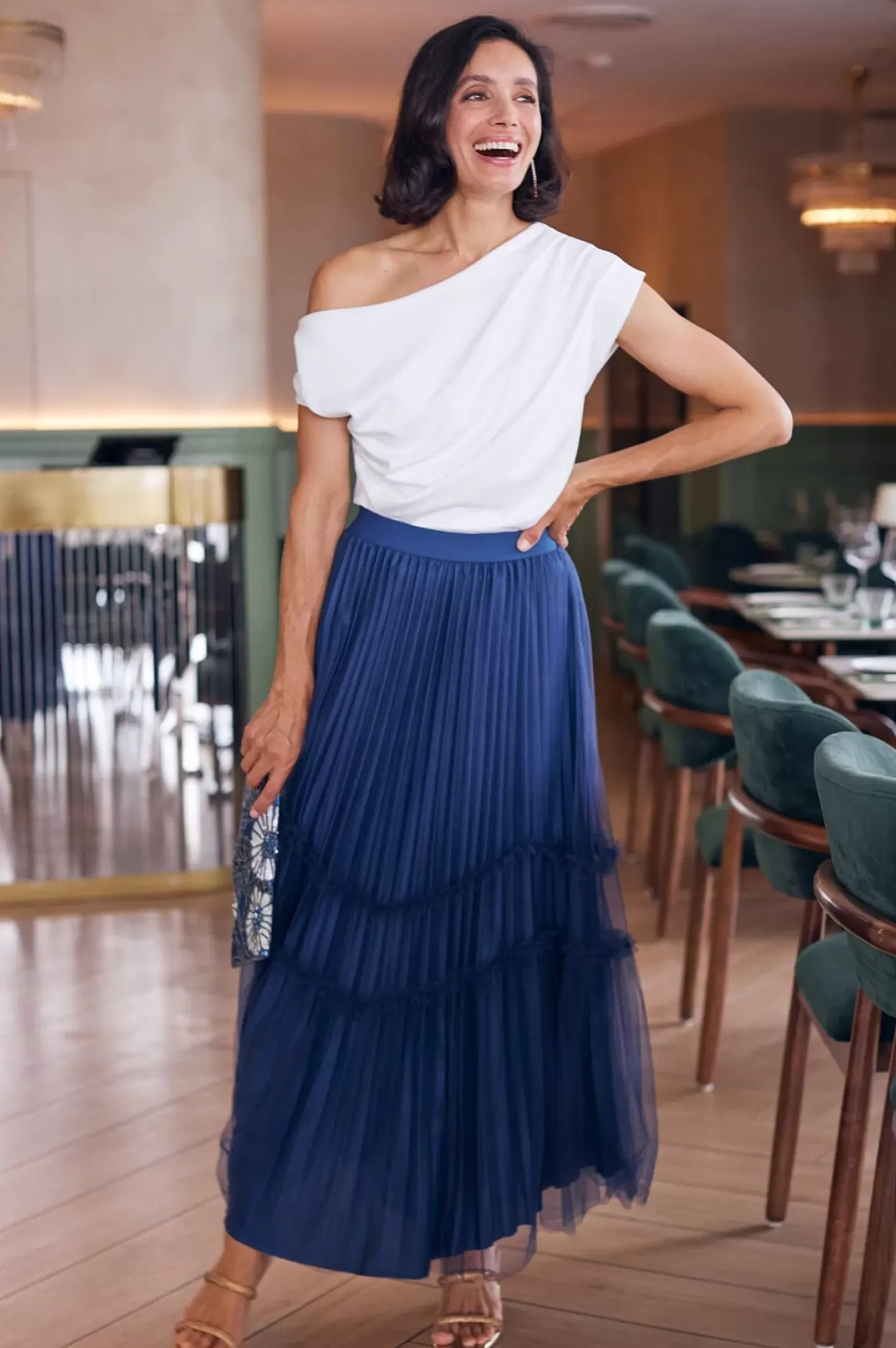 Best Carolina Jemma Reversible Skirt Navy