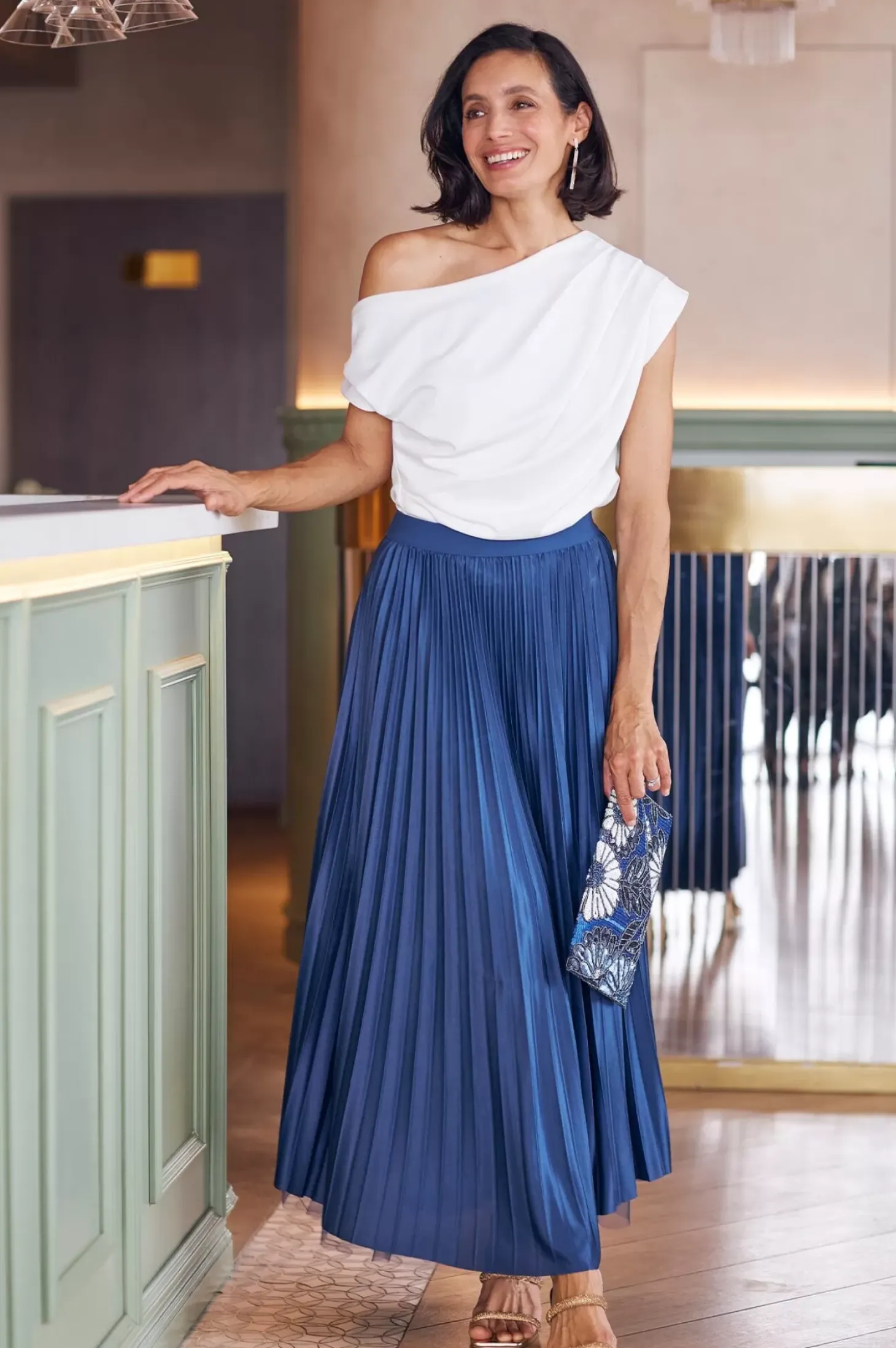 Best Carolina Jemma Reversible Skirt Navy