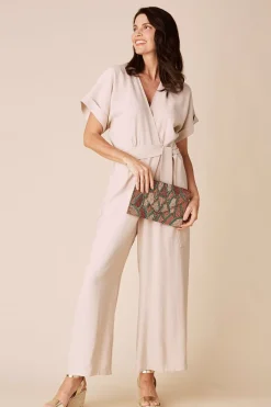 Flash Sale Carolina Jude Jumpsuit Ivory - Pre Order