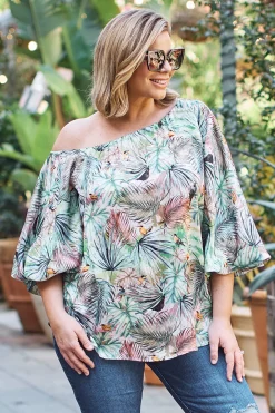 Hot Carolina Kalea Round Neck Top