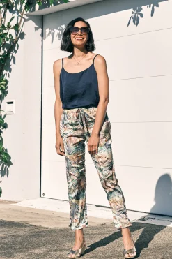 Shop Carolina Kalea Tie Waist Pants