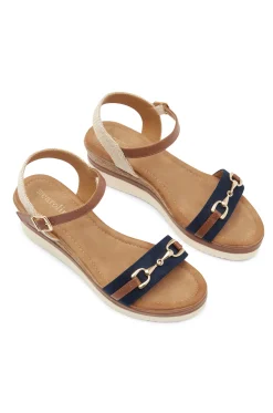 Cheap Carolina Kassandra Wedges Navy