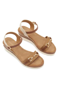 Shop Carolina Kassandra Wedges Tan