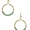 Cheap Carolina Katherine Earrings Emerald