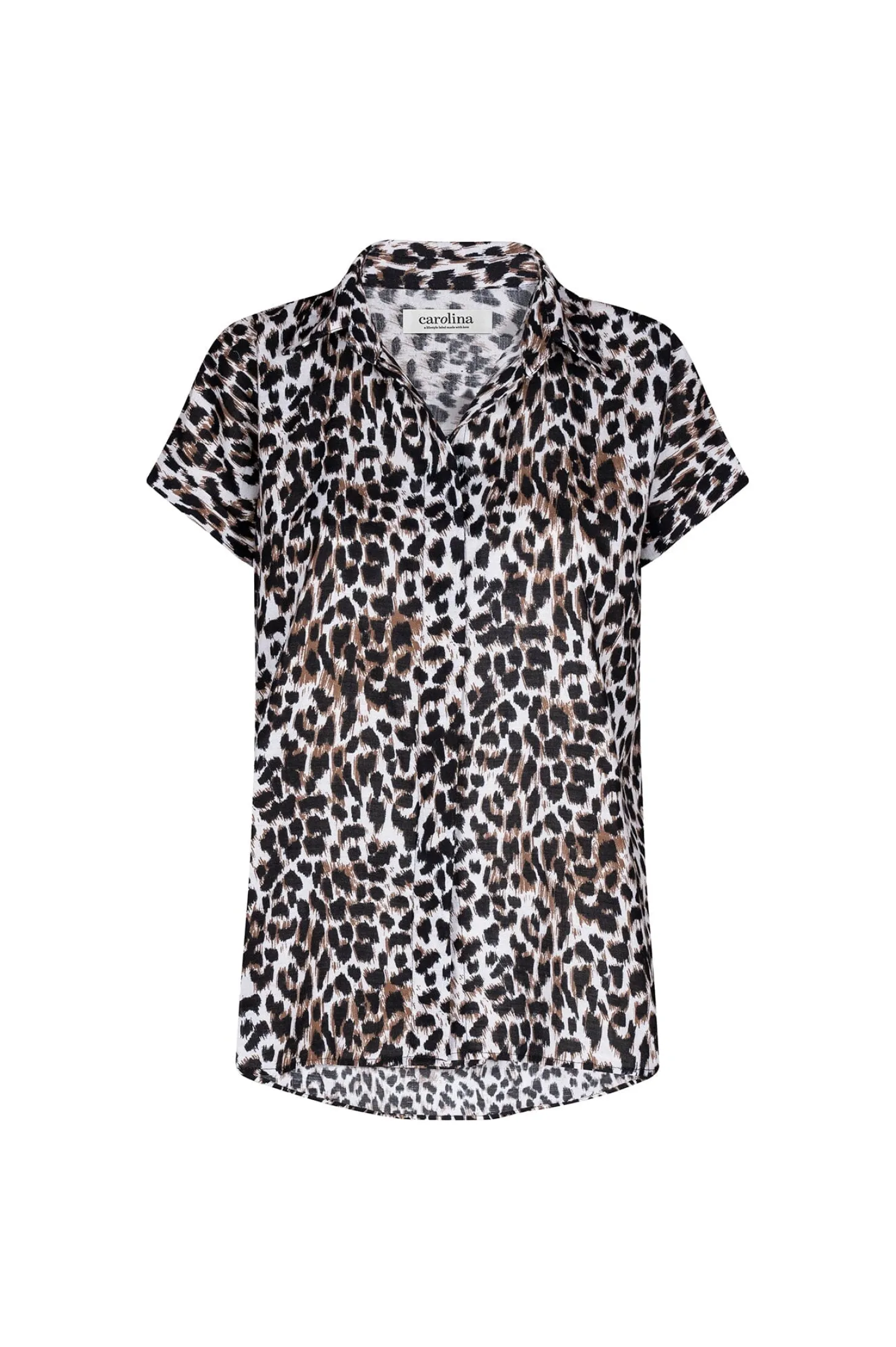 Best Sale Carolina Kendi Short Sleeve Collared Shirt