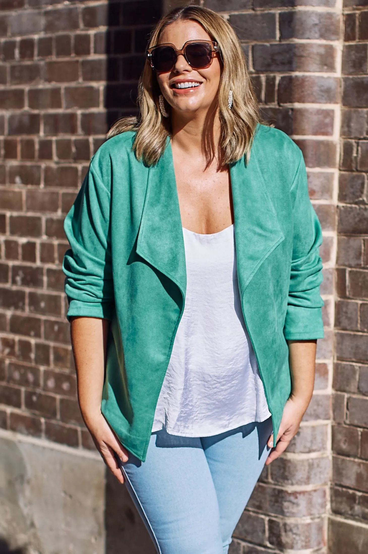 Shop Carolina Kirsten Jacket Emerald