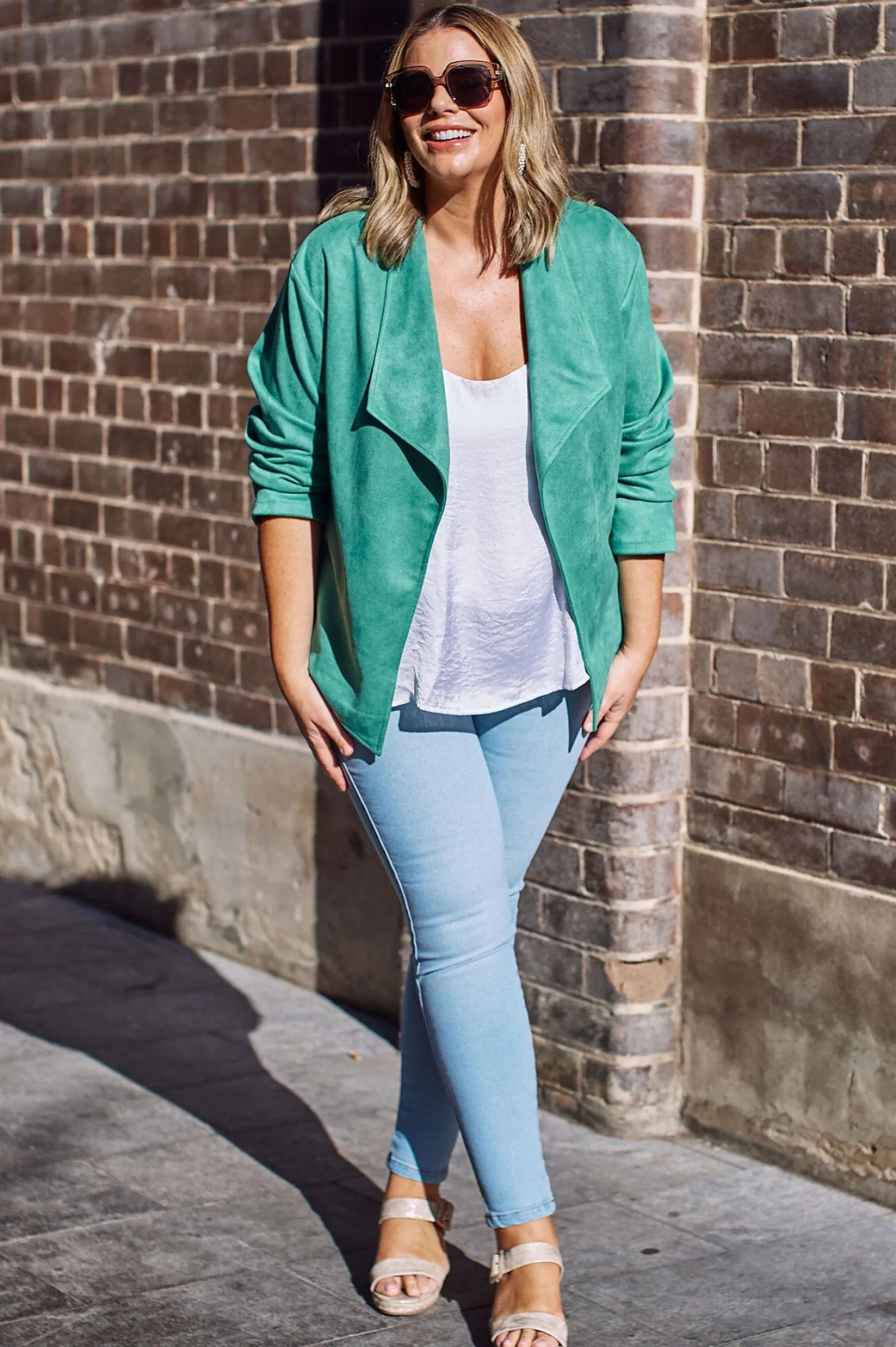 Shop Carolina Kirsten Jacket Emerald