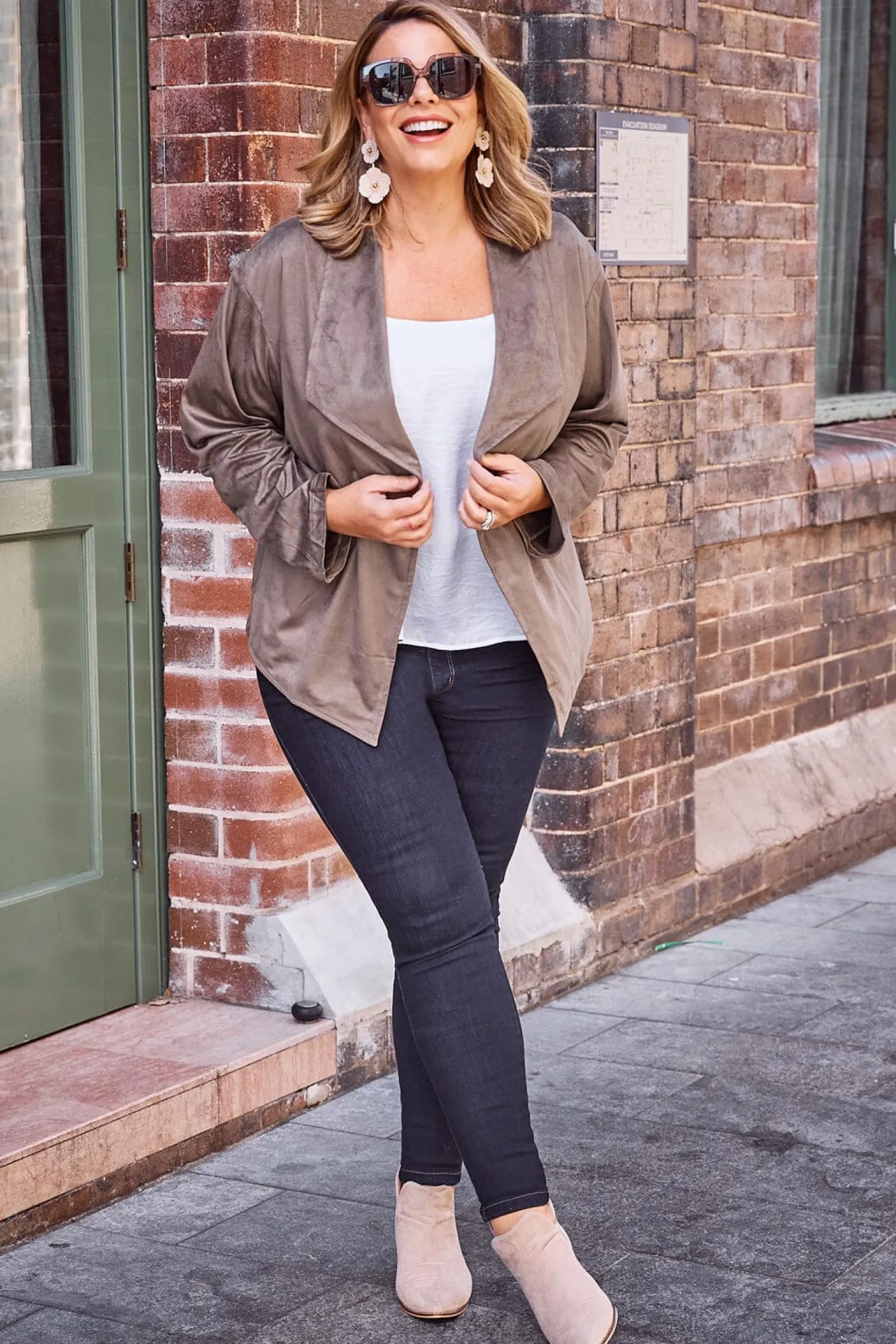 Shop Carolina Kirsten Jacket Mocha