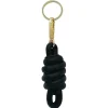 Best Carolina Knot Keyring Soft Leather Black