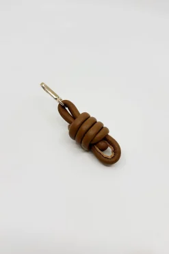 Best Carolina Knot Keyring Soft Leather Tan