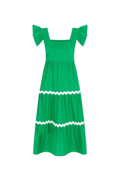 Best Carolina Laryssa Dress Emerald