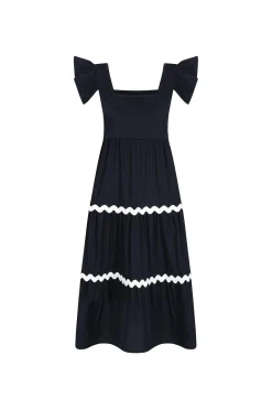 Outlet Carolina Laryssa Dress Navy
