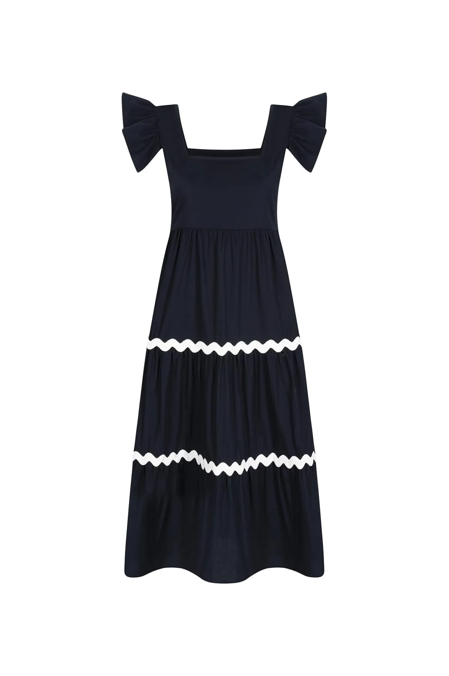 Outlet Carolina Laryssa Dress Navy