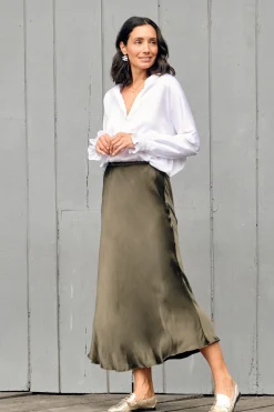 Best Sale Carolina Lauryn Skirt Forest Green