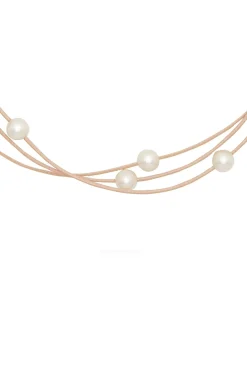 Best Sale Carolina Leia Pearl Necklace Beige
