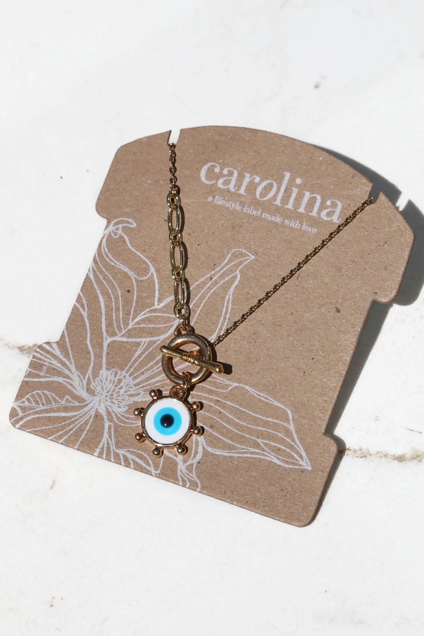 Online Carolina Leros Eye Necklace White