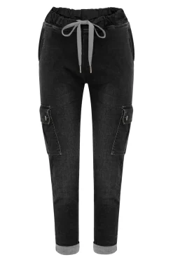Best Sale Carolina Lillian Black Denim Jogger