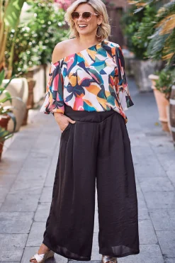 Best Sale Carolina Lucinda Wide Leg Pants Black