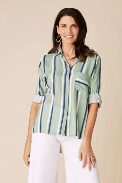 Hot Carolina Lumi Long Sleeve Collared Shirt