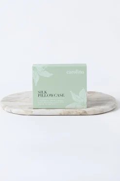 Shop Carolina Lyla Silk Pillow Case Taupe