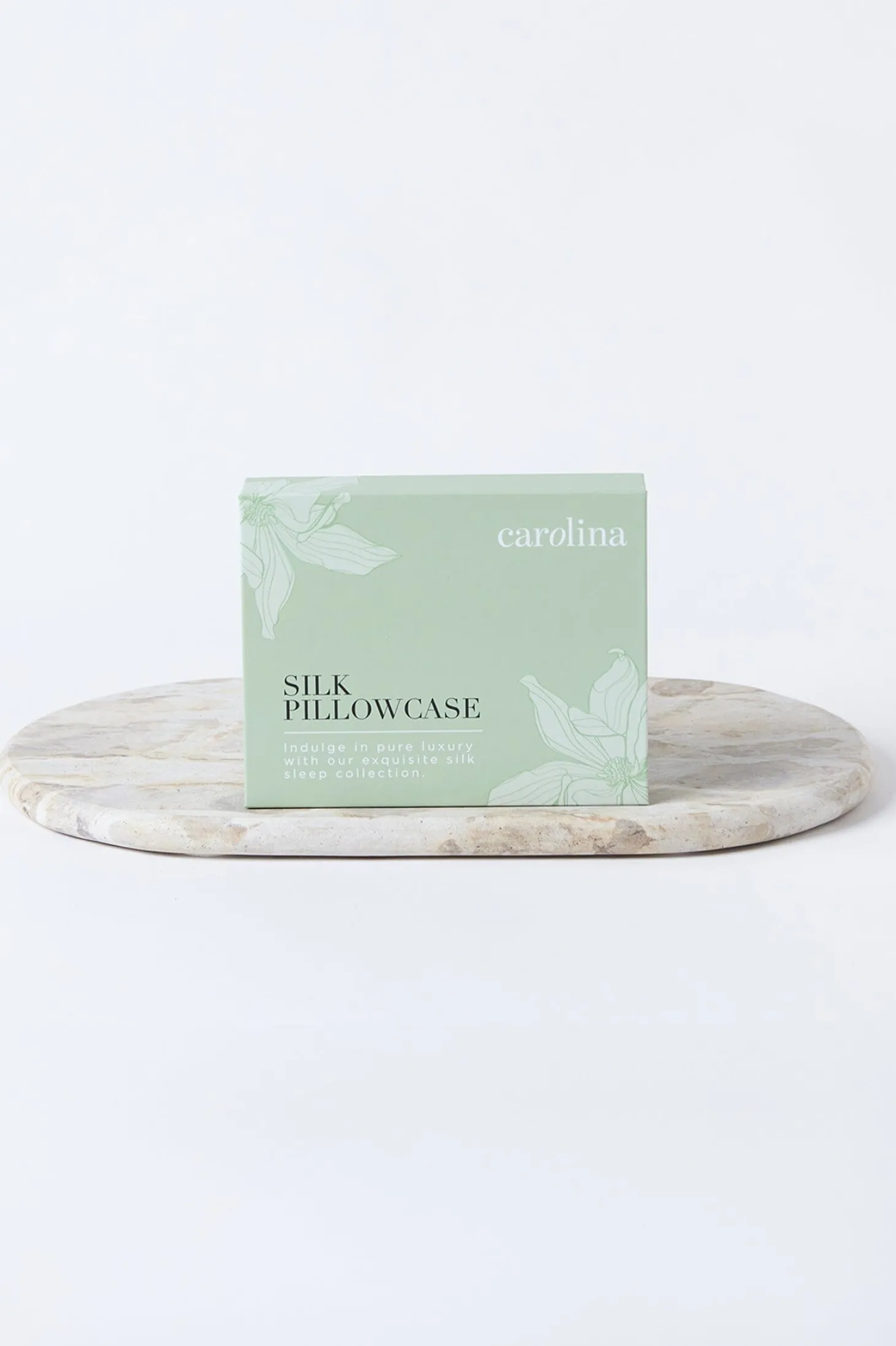Sale Carolina Lyla Silk Pillow Case White
