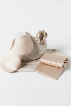 Cheap Carolina Lyla Silk Sleep Gift Set Taupe