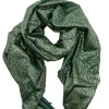 Cheap Carolina Mabel Modal Scarf Olive and Gold