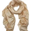 Sale Carolina Mabel Modal Scarf Peach and Gold