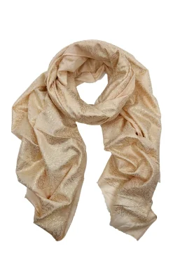 Sale Carolina Mabel Modal Scarf Peach and Gold