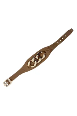 Discount Carolina Madelyn Leather Bracelet Tan