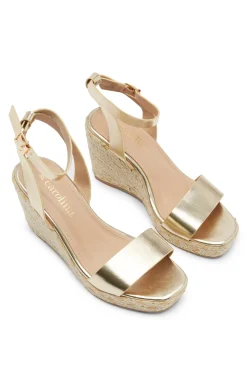 Fashion Carolina Madison Wedges Gold
