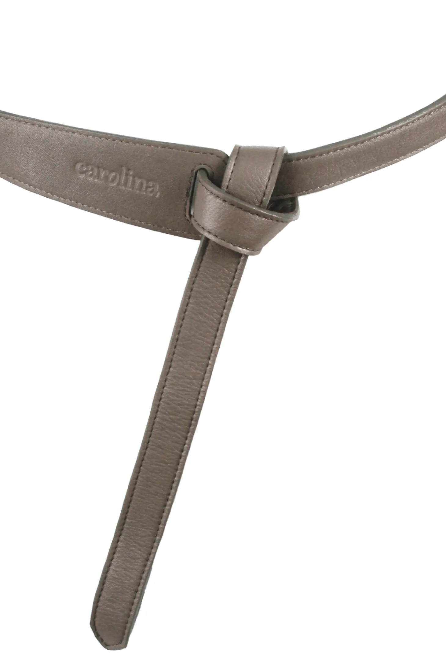 Flash Sale Carolina Mae Wrap Around Thin Belt Khaki