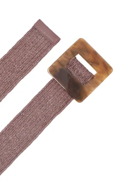 Store Carolina Mahana Elasticised Belt Mauve