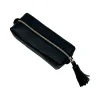Clearance Carolina Make up Bag Black Soft Leather