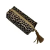 New Carolina Make up Bag Giraffe Tan Cowhide