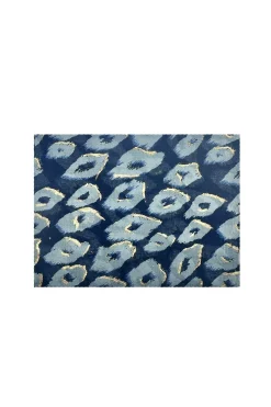 Fashion Carolina Makena Modal Scarf Navy with Gold