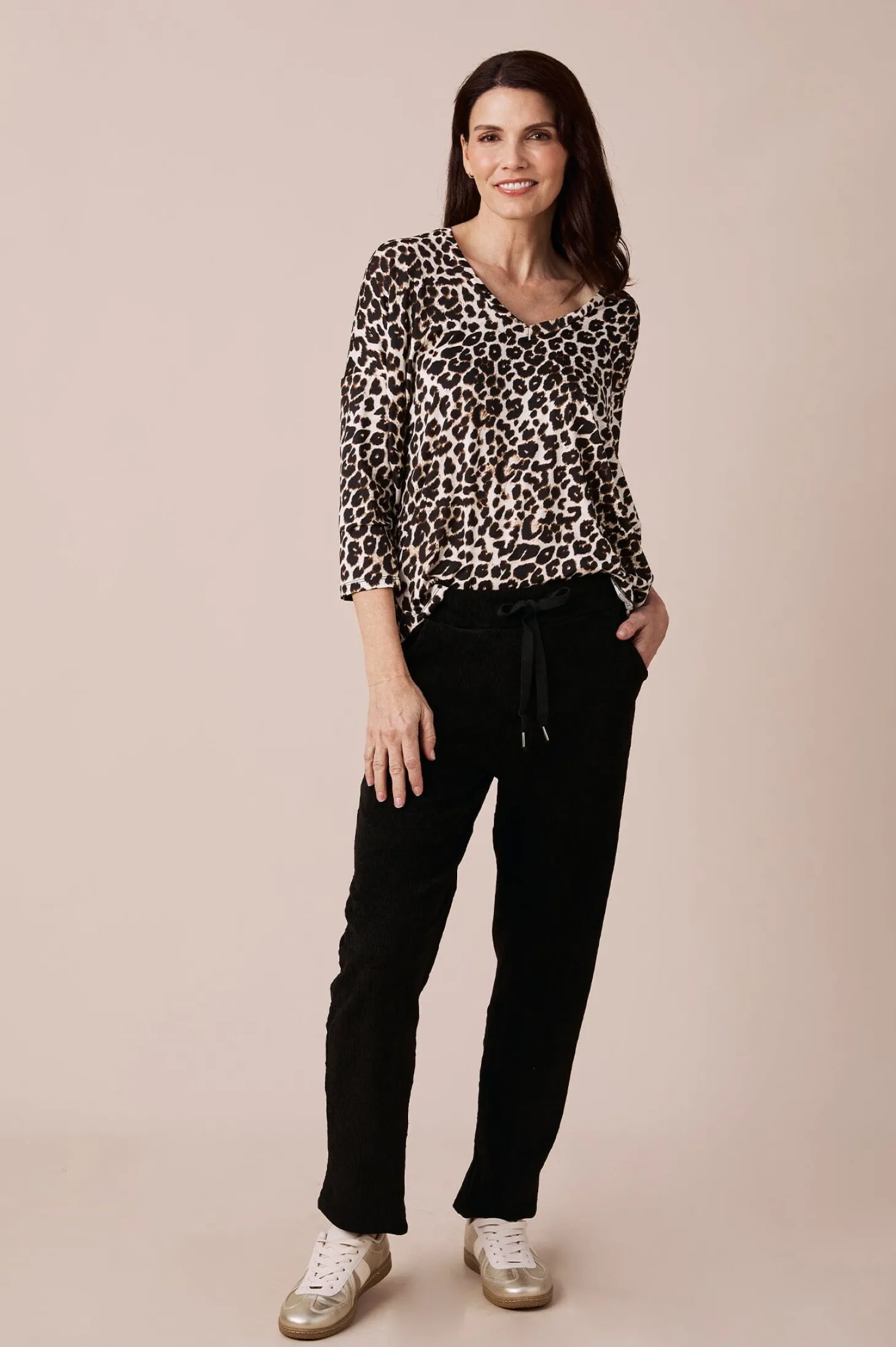 Sale Carolina Maricela Corduroy Jogger Black