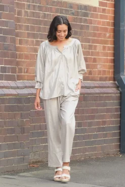 Online Carolina Marissa Pants Silver Shimmer