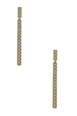 Store Carolina MaryEllen Pearl Earrings Gold