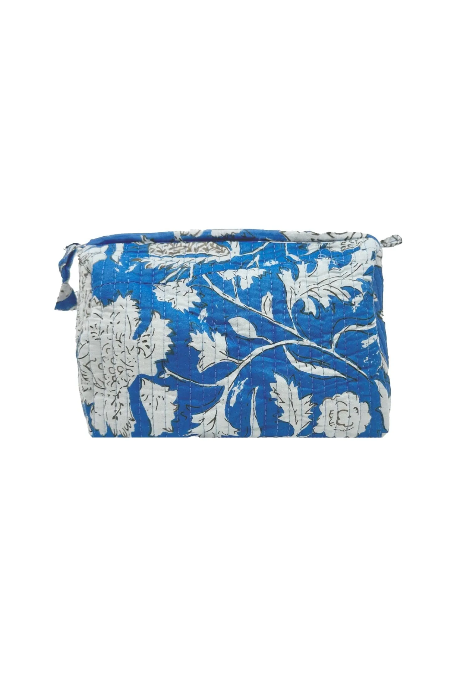 Hot Carolina Meadow Toiletries Bag Blue - Medium