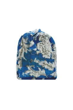 Hot Carolina Meadow Toiletries Bag Blue - Medium