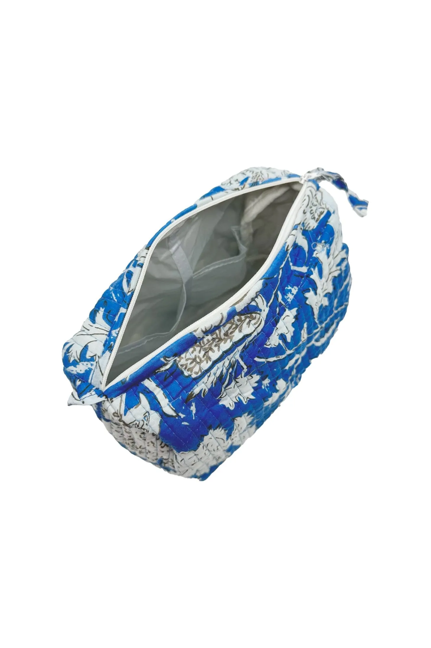 Hot Carolina Meadow Toiletries Bag Blue - Medium