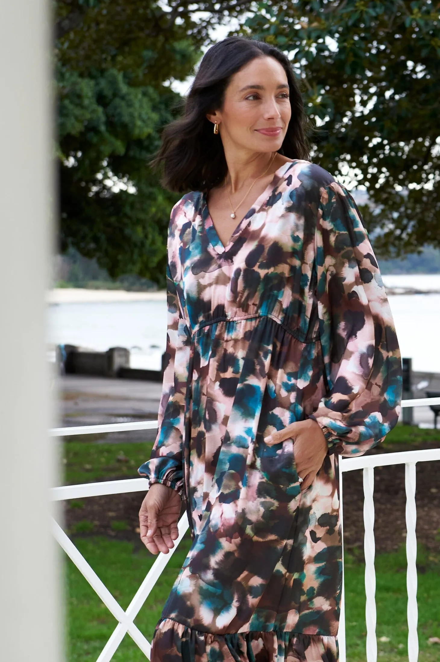 Outlet Carolina Milana Print Dress